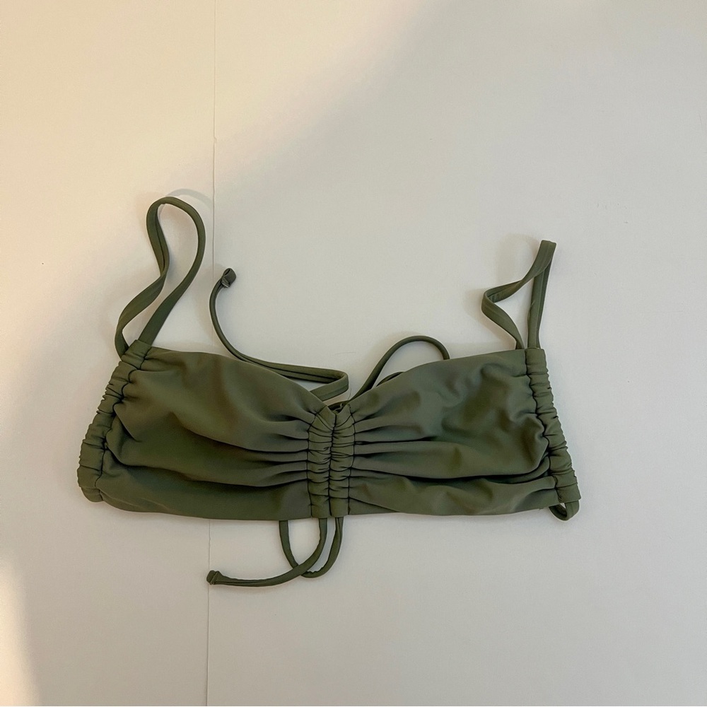 Aerie Olive Green Bikini Top
